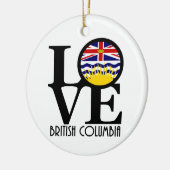 LIEBE British Columbia Keramik Ornament (Links)
