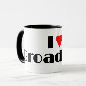 Liebe Broadway Tasse (Vorderseite Links)