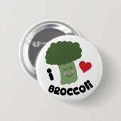 Liebe Broccoli Button (Vorne & Hinten)