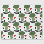 Liebe Broccoli Geschenkpapier (Flach)