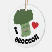 Liebe Broccoli Keramik Ornament (Links)