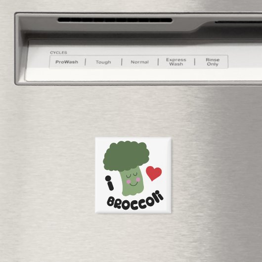Liebe Broccoli Magnet (In Situ (Geschirrspüler))