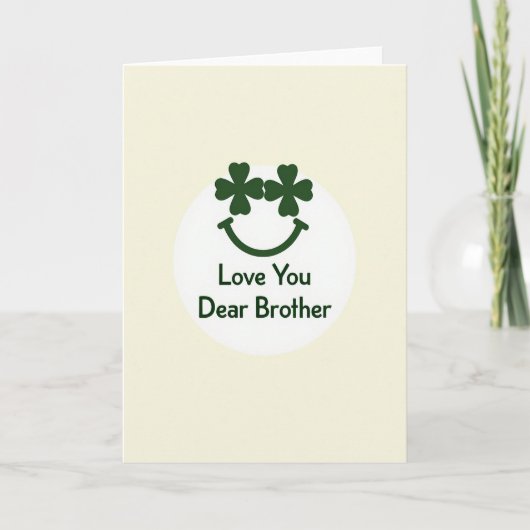Liebe Bruder Einfache Karte (Vorderseite)