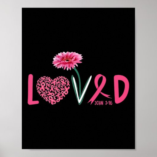 Liebe Brustkrebs Poster (Vorne)