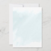 Liebe brütet Hummingbird Tee Party Dankeskarte (Rückseite)