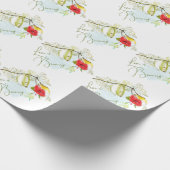 Liebe brütet Hummingbird Tee Party Geschenkpapier (Ecke)