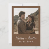 Liebe brütet Kaffee-Brautparty Einladung (Rückseite)