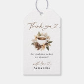 Liebe brütet Kaffee-Brautparty Geschenkanhänger (Vorderseite)