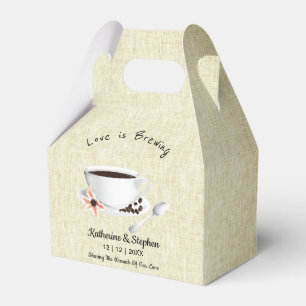 Liebe brütet Kaffee-Gastgeschenk Hochzeit Geschenkschachtel
