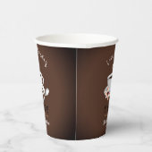 Liebe brütet Kaffee-Gastgeschenk Hochzeit Pappbecher (Rechts)