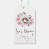 Liebe brütet | PERSONALISIERTES BRAUTPARTY Geschenkanhänger (Vorderseite)