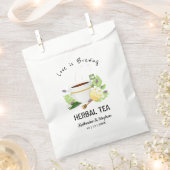 Liebe brütet Tee-Gastgeschenk Hochzeit Geschenktütchen (Ausgeschnitten)