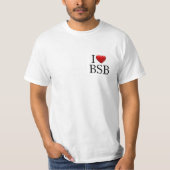 LIEBE BSB I der Männer T - Shirt (Vorderseite)