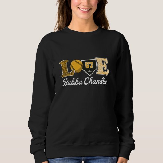 Liebe Bubba Chandler Pittsburgh Baseball MLBPA Sweatshirt (Vorderseite)