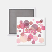 Liebe Bubbles Magnet (Vorderseite/Rückseite)