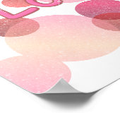 Liebe Bubbles Poster (Ecke)