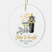 Liebe Bubbly Personalisiert Best Friends Keramik Ornament (Links)