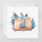 Liebe buchen einladung (Vorderseite)