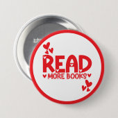 Liebe Bücher lesen Button (Vorne & Hinten)