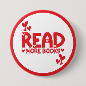 Liebe Bücher lesen Button (Vorderseite)
