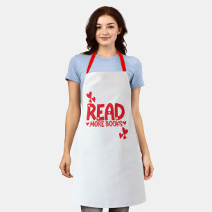 Liebe Bücher lesen Schürze