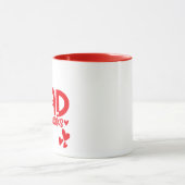 Liebe Bücher lesen Tasse (Zentrum)