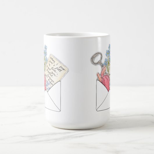 Liebe-Buchstabe Kaffeetasse (Mittel)