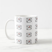 Liebe-Buchstabe-Tasse Kaffeetasse (Links)