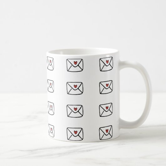 Liebe-Buchstabe-Tasse Kaffeetasse (Rechts)