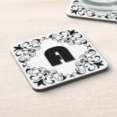 Liebe Buchstaben "A" Getränkeuntersetzer (Linke Seite)