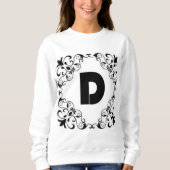 Liebe Buchstaben "D" Sweatshirt (Vorderseite)