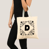 Liebe Buchstaben "D" Tragetasche (Vorderseite (Produkt))