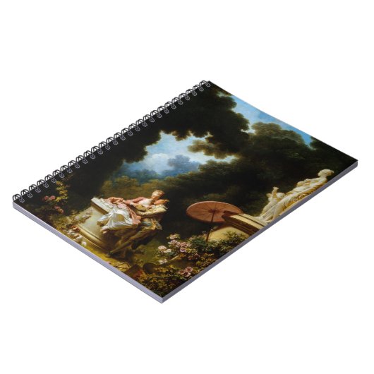 Liebe-Buchstaben durch Jean Honore Fragonard Notizblock (Linke Seite)