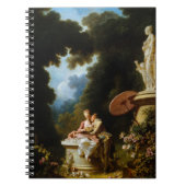 Liebe-Buchstaben durch Jean Honore Fragonard Notizblock (Vorderseite)