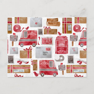 Liebe Buchstaben Postkarte