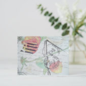 Liebe Buchstaben - Postzeichen Postkarte (Stehend Vorderseite)