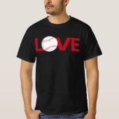 Liebe-Buchstaben-T - Shirt in Rot-Weiß (Vorderseite)