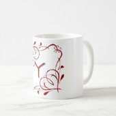 Liebe Buchstaben "Y" Kaffeetasse (VorderseiteRechts)