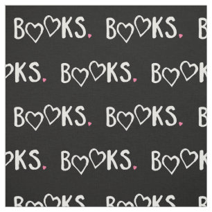 Liebe bucht rosa Herzen Stoff