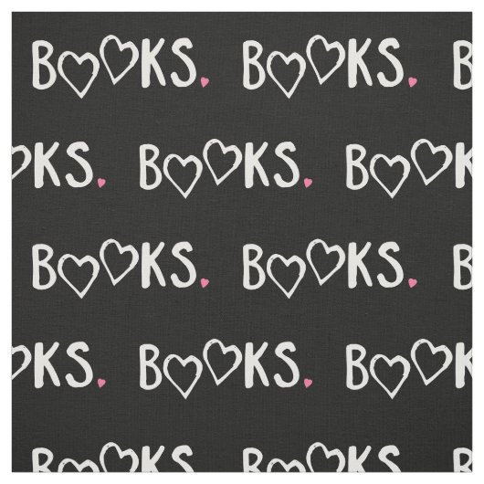 Liebe bucht rosa Herzen Stoff (Muster)