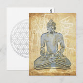 Liebe Buddha Postkarte (Vorne/Hinten)