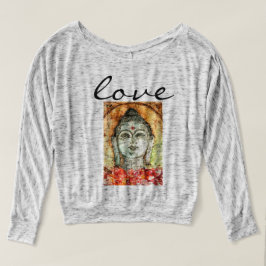 Liebe Buddha Wasserfarben Kunst  Shirt
