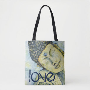 Liebe-Buddhawatercolor-Kunst ganz über Tasche