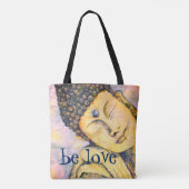 Liebe-Buddhawatercolor-Kunst-Tasche Tasche (Rückseite)