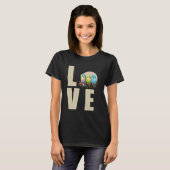 Liebe Budgie Mama Budgerigar Parakeet Bird Pullove T-Shirt (Vorne ganz)