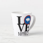 LIEBE Buffalo Wyoming Milchtasse (Rechte Ecke)