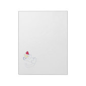 Liebe Bug 40 Page Notepad Notizblock (Rotiert)