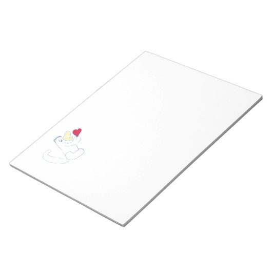 Liebe Bug 40 Page Notepad Notizblock (angewinkelt)