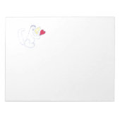 Liebe Bug 40 Page Notepad Notizblock (Vorderseite)