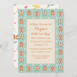 Liebe Bug Baby Dusche Einladung